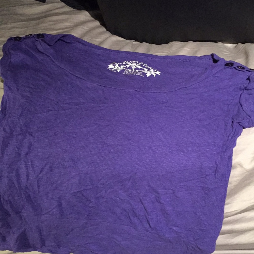 A cute purple top used size L